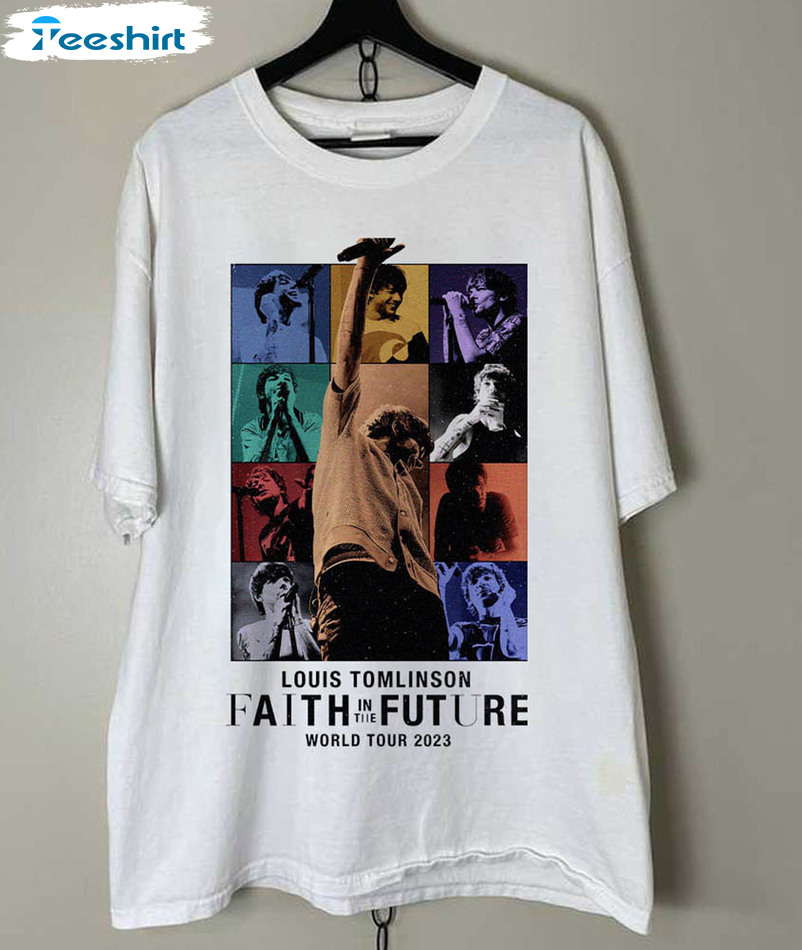 London Faith In The Future Shirt, Louis Tomlinson Trending Short Sleeve Tee  Tops