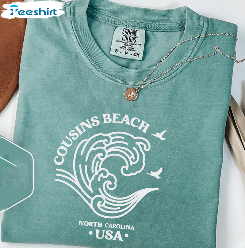 Comfort Colors Cousins Beach Shirt, Family Vacation Unisex T-shirt Short Sleeve