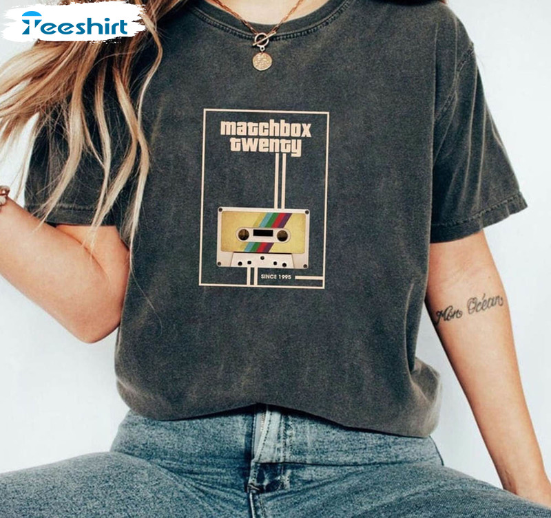 Matchbox Twenty Music Retro Shirt, Cassette Tap Matchbox 20 Long Sleeve Short Sleeve