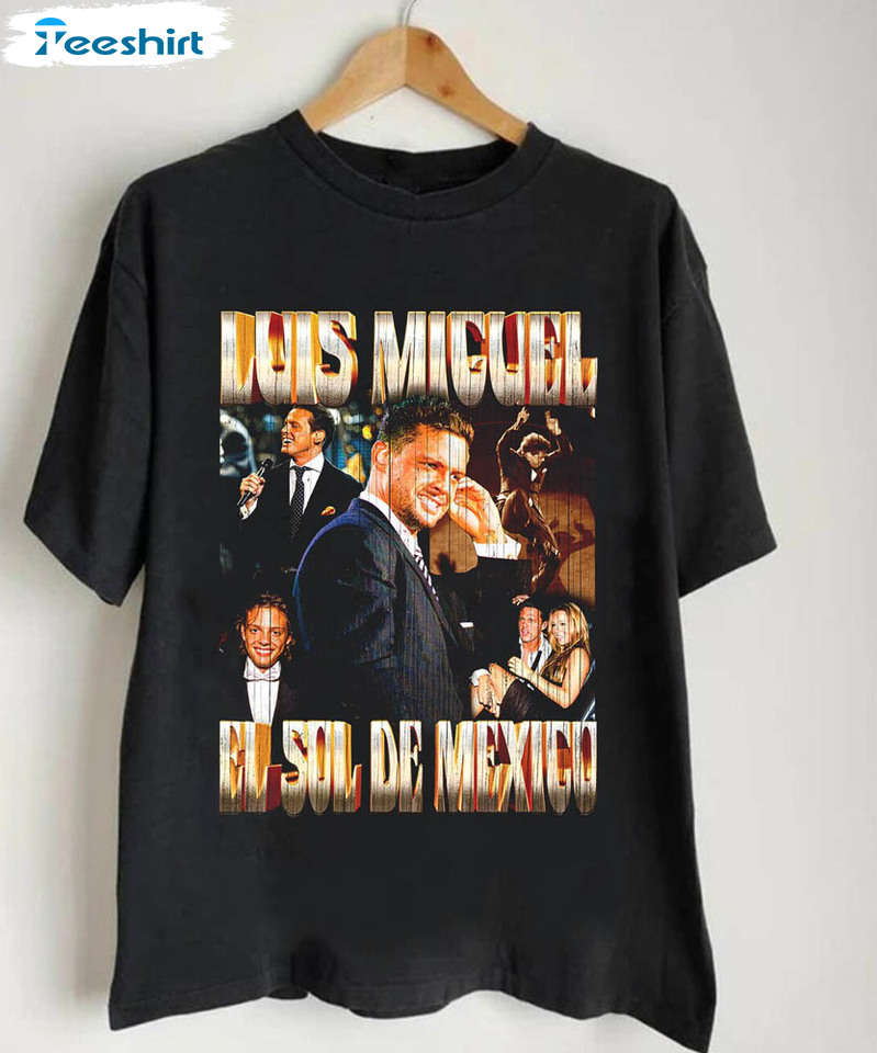 Vintage Luis Miguel Shirt, Luis Miguel Unisex Hoodie Short Sleeve