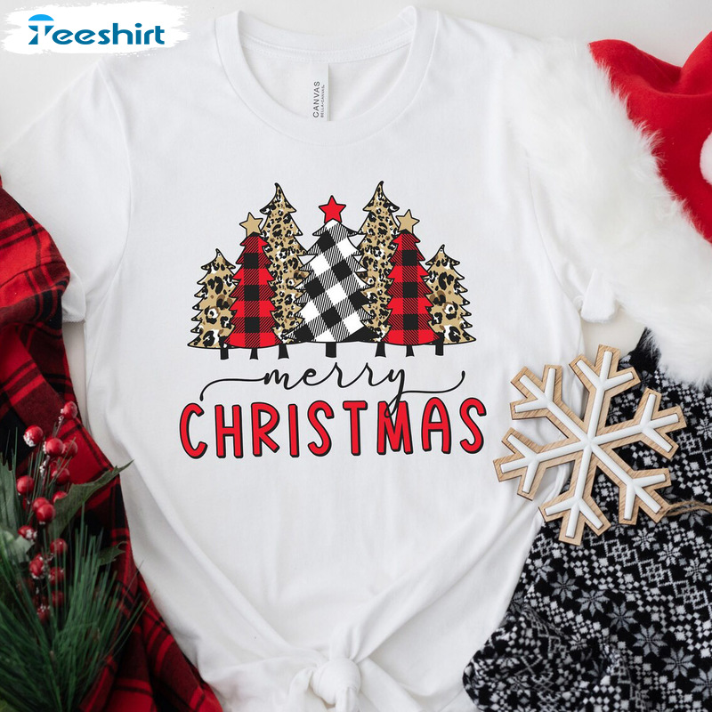 Christmas Trees Trending Shirt For All People, Merry Christmas Long Sleeve, Pine Tree Hoodie Fashion Design For Christmas