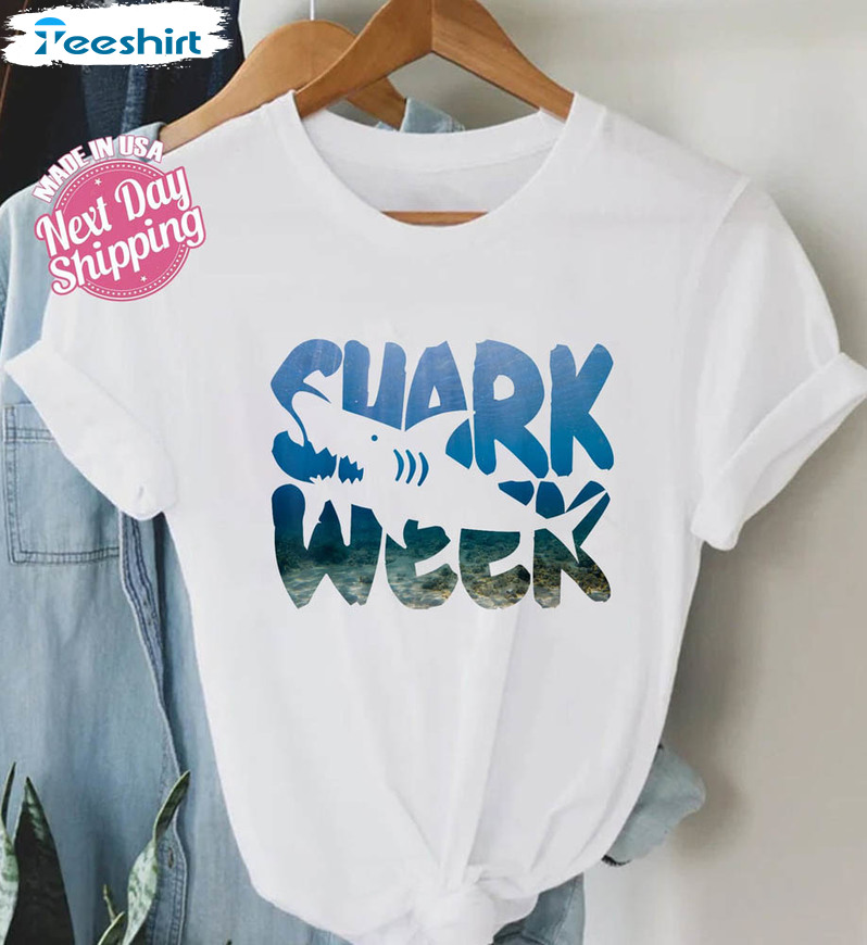 Shark Week Cute Shirt, Protect Our Oceans Sweater Short Sleeve