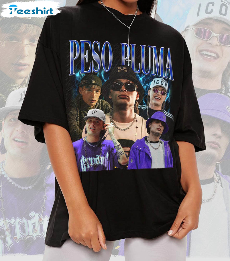 Vintage Peso Pluma Music Shirt, Trendy Unisex Hoodie Crewneck