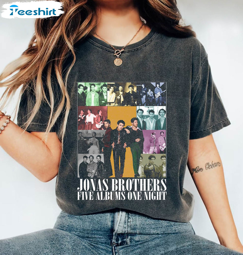 Retro Jonas Brothers The Eras Tour Shirt, Joe Jonas Sweatshirt Tee Tops