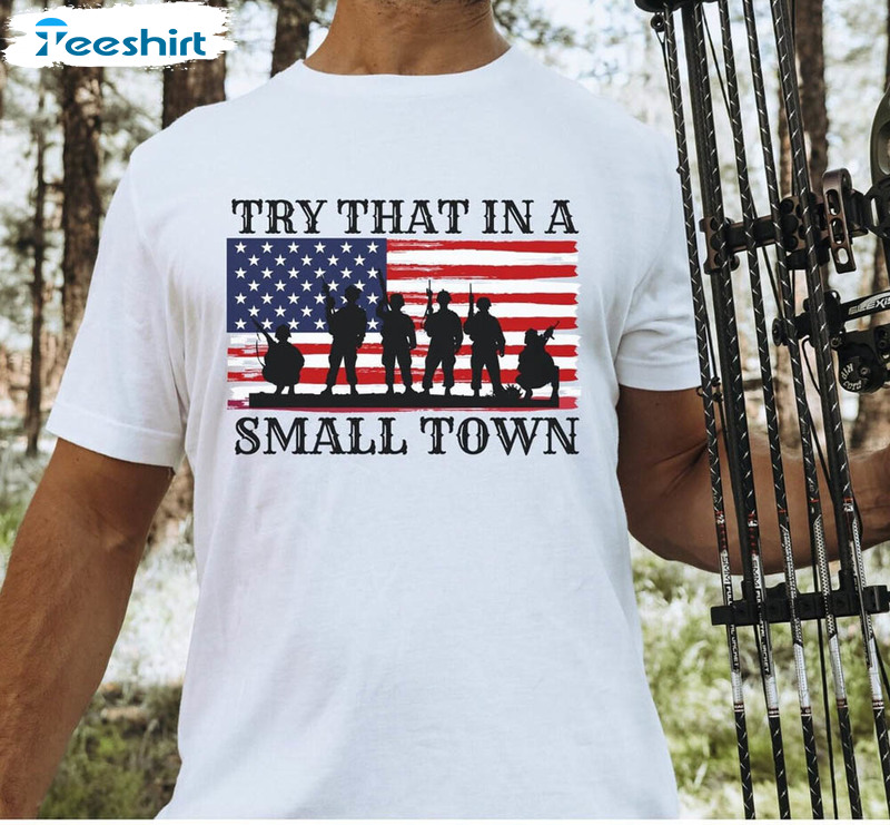 Small Town Shirt, Country Music Festival Unisex Hoodie Long Sleeve