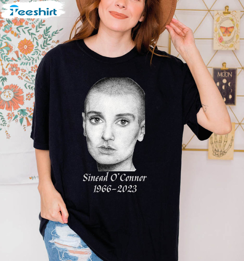 Sinead O Connor Comfort Colors Shirt, Feminist Singer Hoodie Short Sleeve