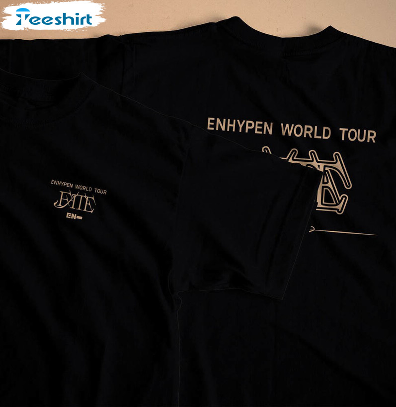 Enhypen Tour Shirt, Trendy Music Unisex Hoodie Crewneck