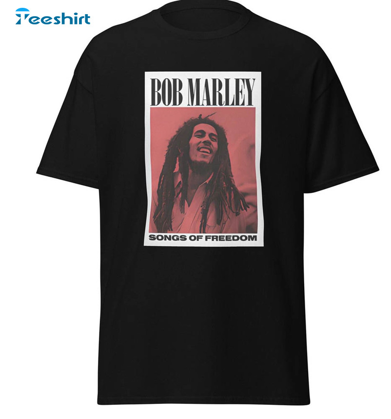 Bob Marley Shirt, Vintage Tee Tops Long Sleeve