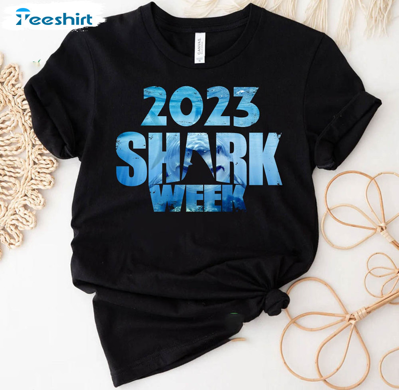 2023 Shark Week Matching Shirt, Funny Shark Unisex T-shirt Tee Tops