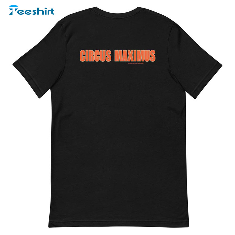 Circus Maximus Shirt, Trendy Short Sleeve Sweatshirt