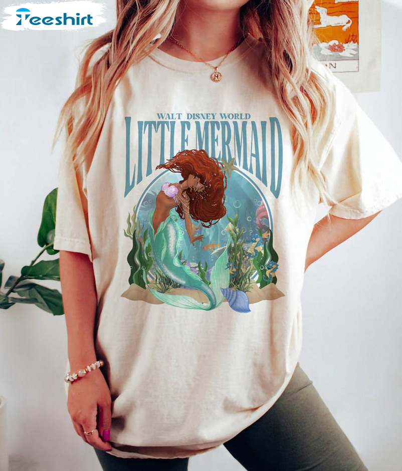 Little Mermaid Shirt, Black Girl Magic Unisex T-shirt Tee Tops