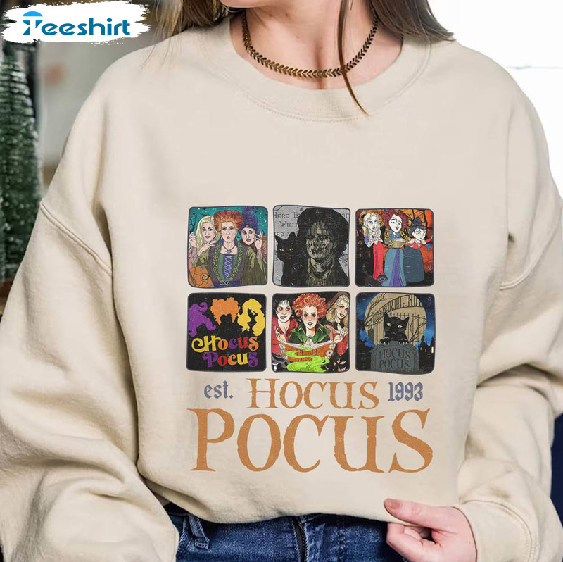 Hocus Pocus Shirt, Halloween Sanderson Sisters Sweater Unisex T-shirt