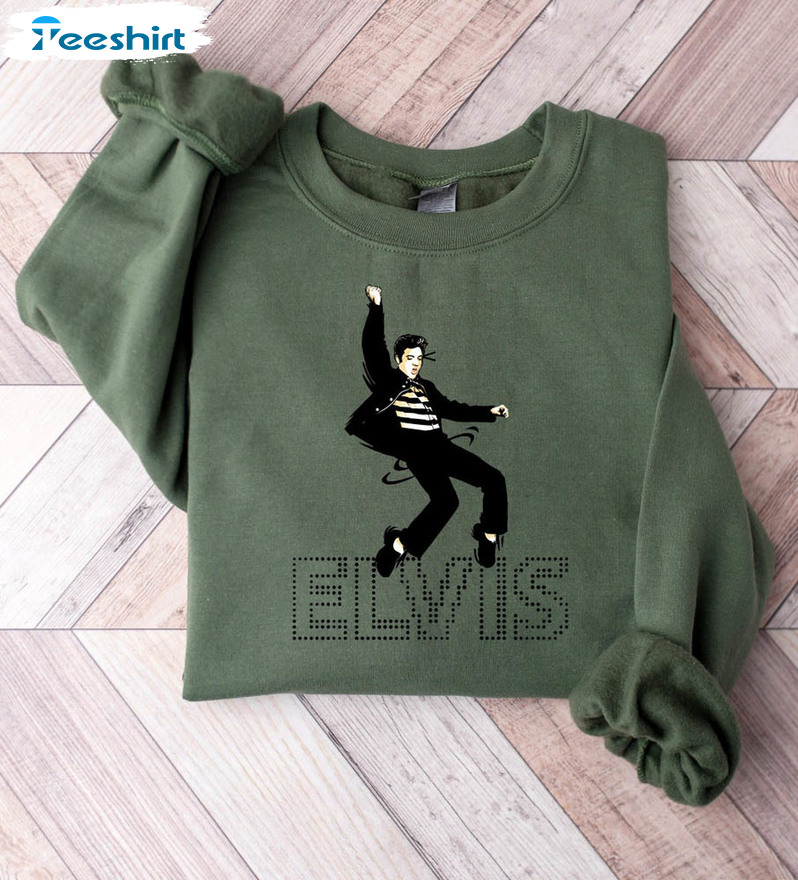 Retro Elvis Presley Shirt , Vintage Movie Long Sleeve Hoodie