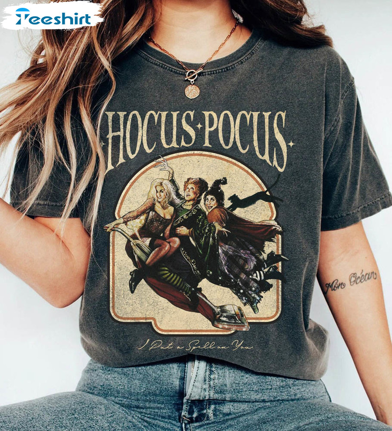Retro Hocus Pocus Shirt, Sanderson Sisters Comfort Color Tee Tops Sweatshirt