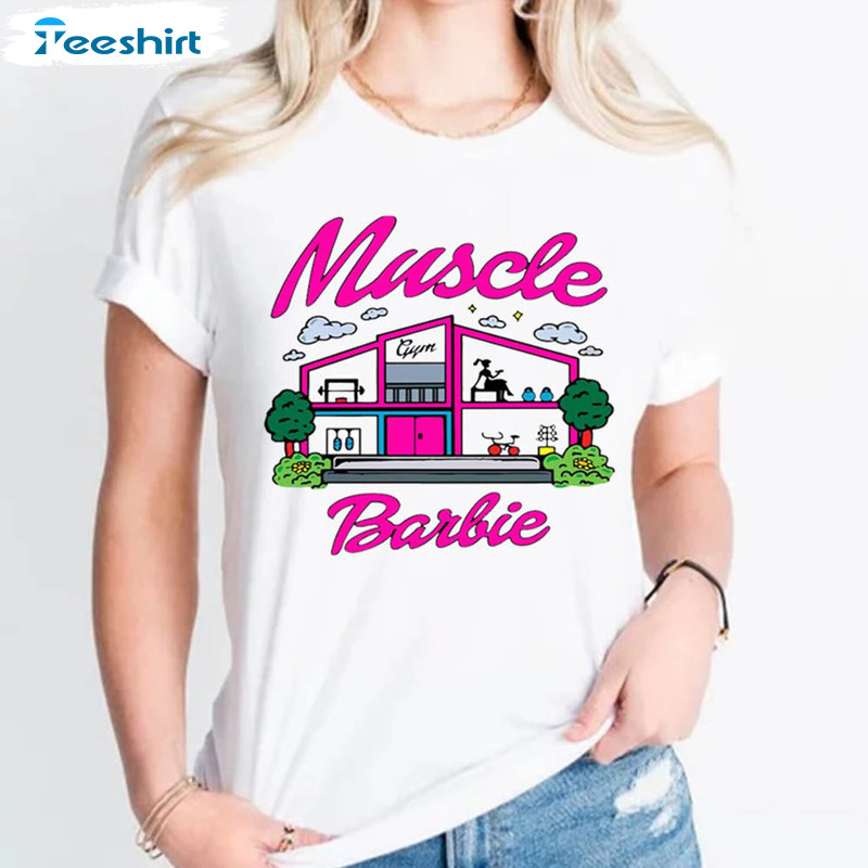 Muscle Barbie Cute Shirt , Creative Barbi Ken Long Sleeve Sweater