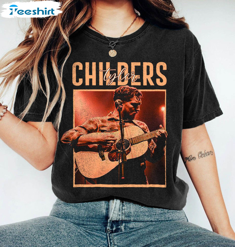 90s Retro Tyler Childers Music Shirt, Vintage Hounds To Heaven Unisex Hoodie Crewneck