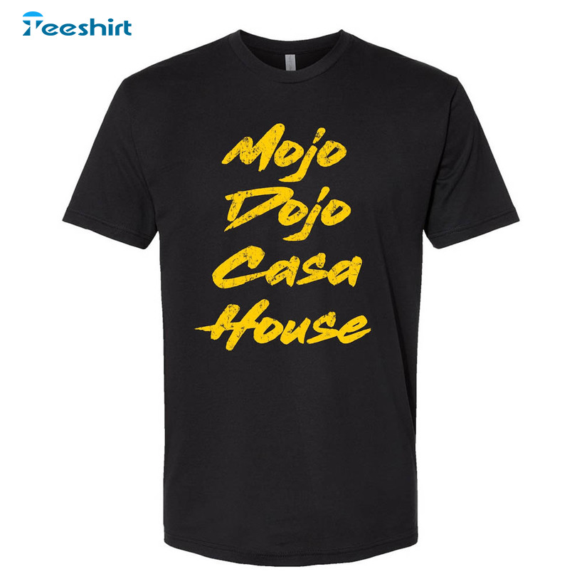 Mojo Dojo Casa House Funny Shirt, Groovy Ken Karate House Party Long Sleeve Tee Tops