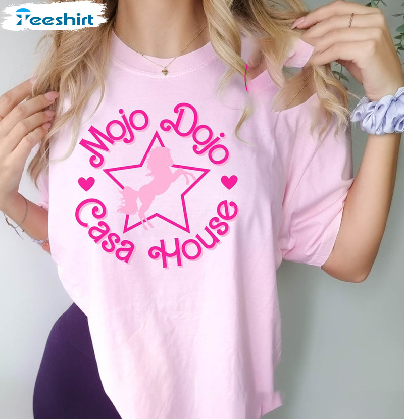 Comfort Colors Mojo Dojo Casa House Shirt, Vintage Style Barbie Movie Sweater Unisex Hoodie