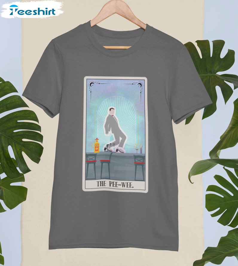 Unique The Pee Wee Tarot Card Shirt, Pee Wee's Big Adventure T-shirt Long Sleeve