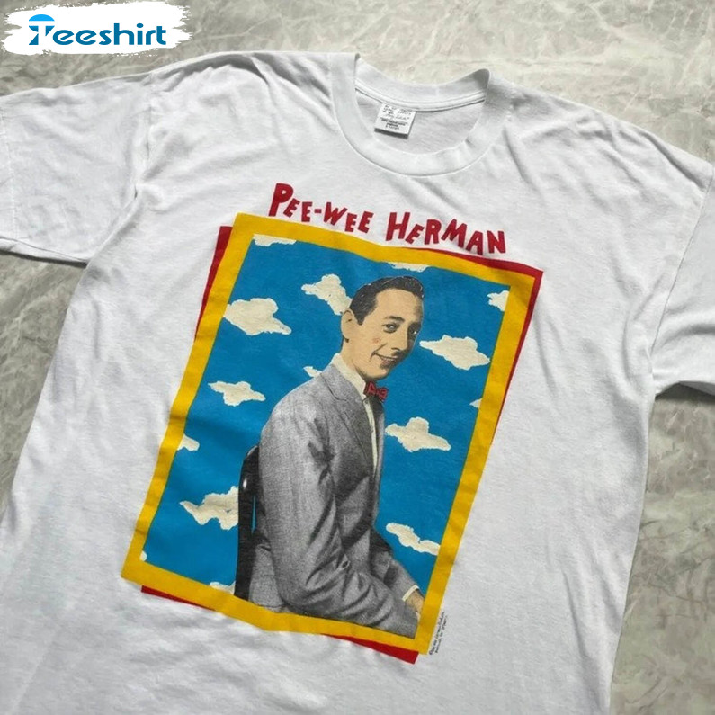 Retro Pee Wee Herman Shirt, Paul Reubens Unisex Hoodie Funny Long Sleeve