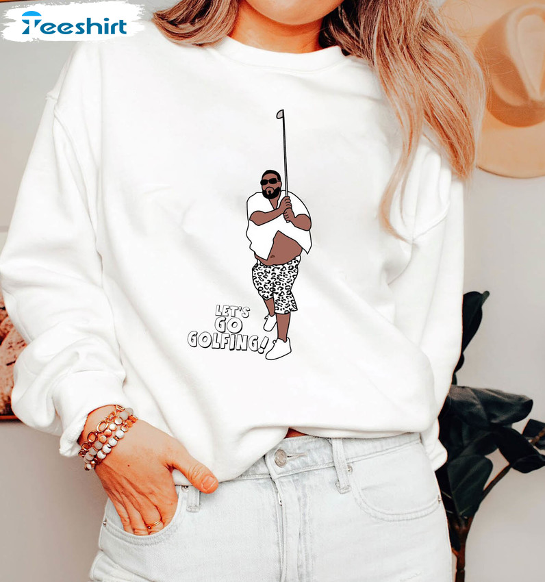 Lets Go Golfing Dj Khaled Shirt, God Did Crewneck Dj Khaled Golfing Sweater