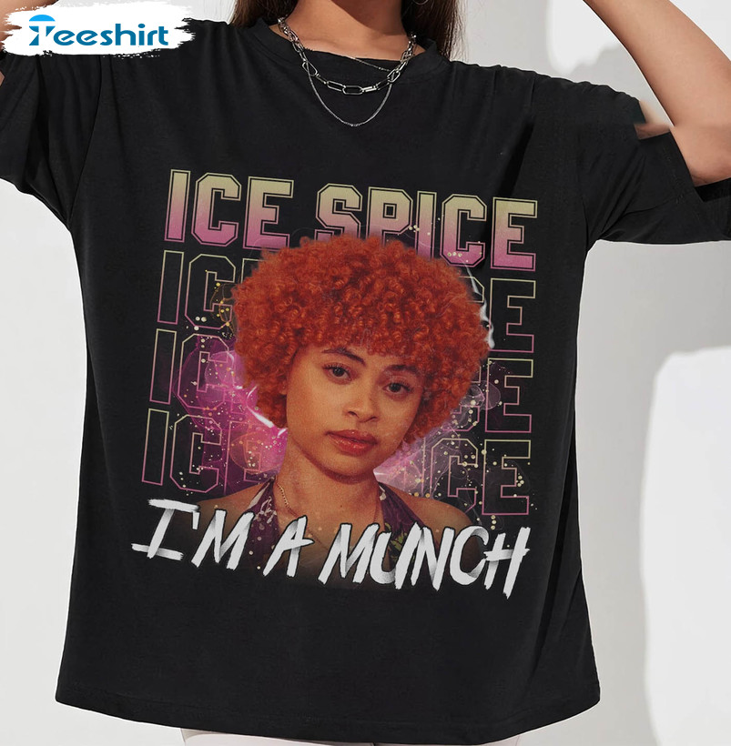 Vintage Ice Spice Shirt, Ice Spice I Love Munch Cute Hoodie T-shirt