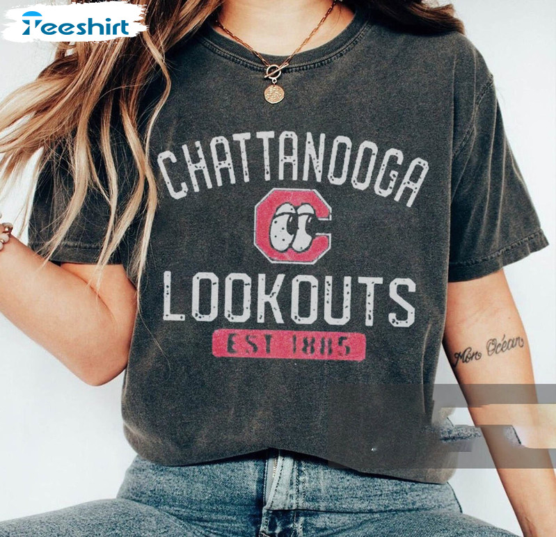 Nooga Lookouts Retro Shirt , Trendy Chattanooga Lookouts Hoodie Short Sleeve