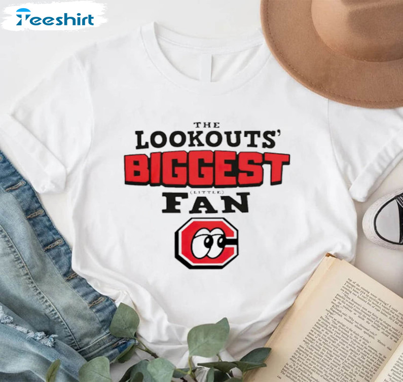 Cute Nooga Lookouts Shirt, Lookouts Cheddar Biggest Little Fan Long Sleeve Hoodie