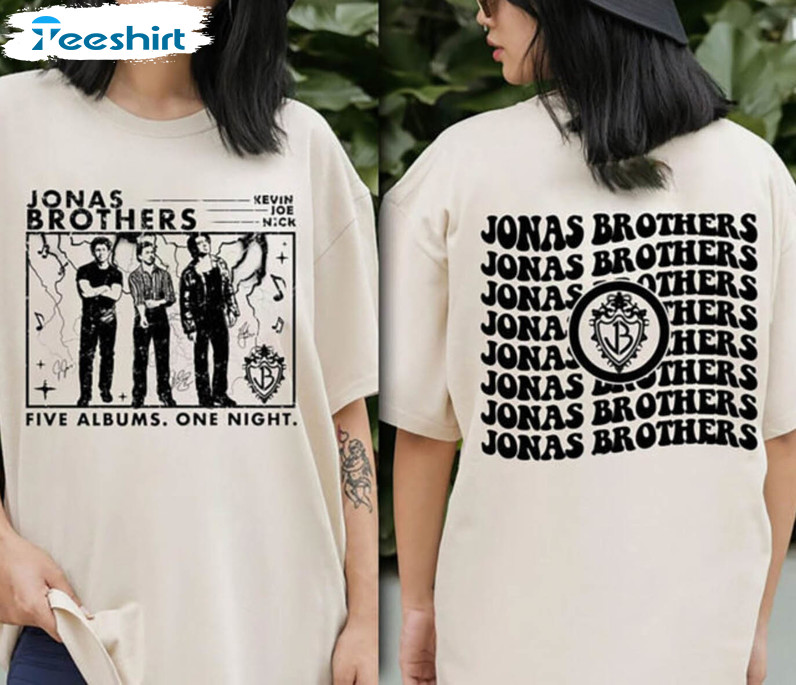 Jonas Brothers Cool Shirt, Retro Jonas Brothers The Eras Tour Hoodie Sweatshirt