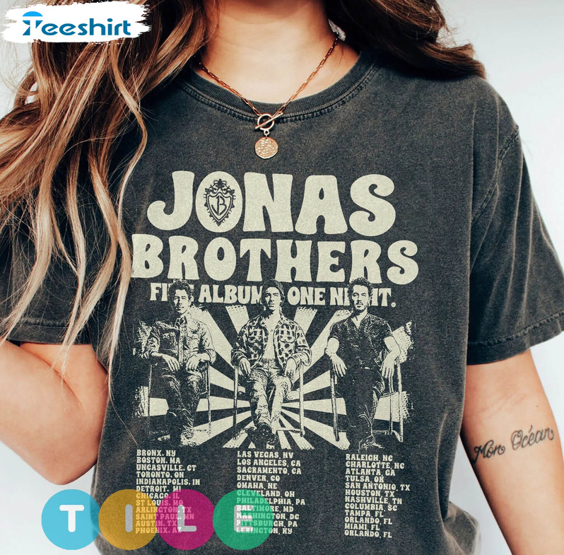 Inspired Jonas Brothers Shirt, Comfort Short Sleeve Long Sleeve For Men And Women