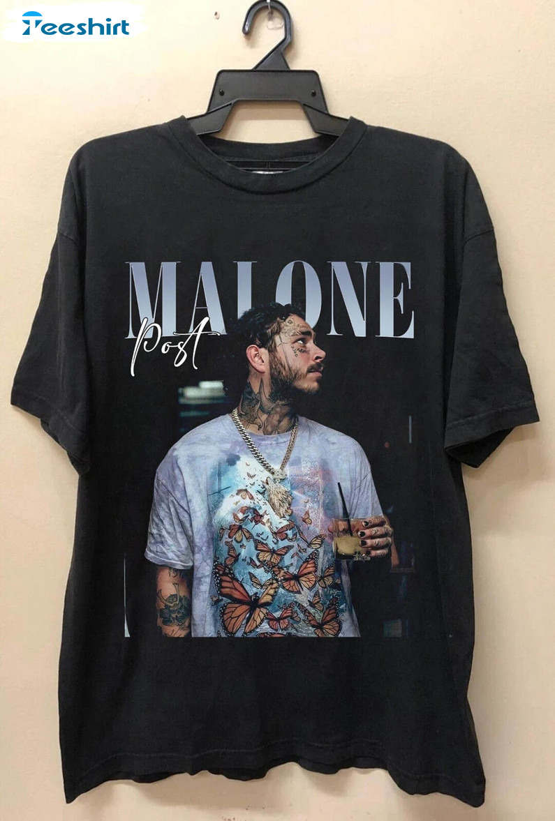 Post Malone Tour Shirt, Malone Concert 2023 Unisex T-shirt Unisex Hoodie