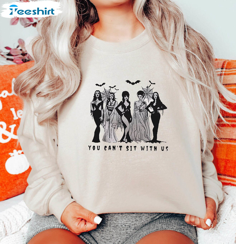 Halloween You Cant Sit With Us Shirt, Halloween Party Long Sleeve Short Sleeve