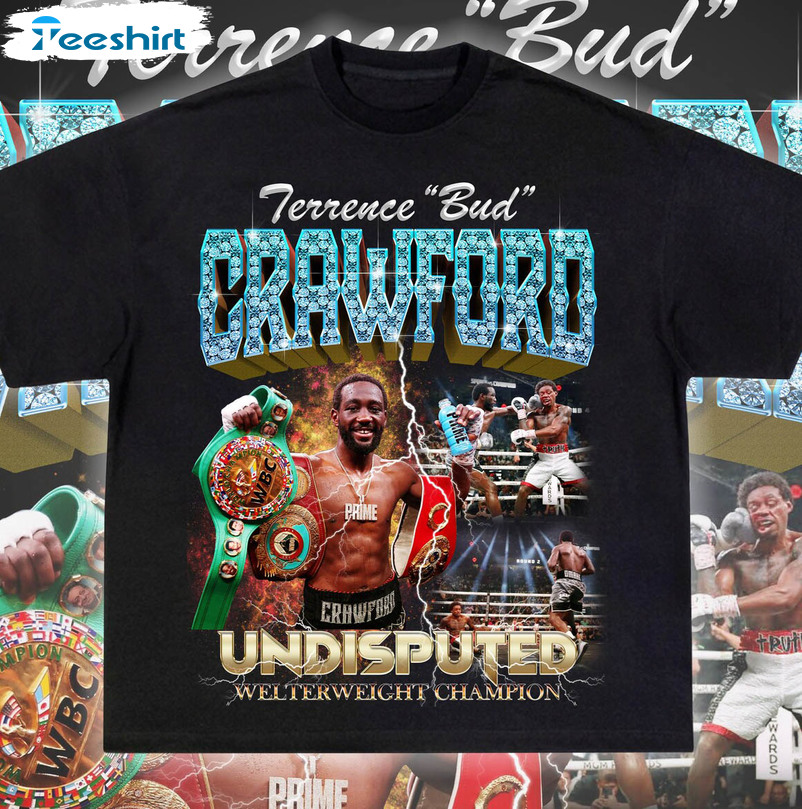 Retro Terence Crawford Shirt, Terrence Crawford Welterweight Champion Hoodie Sweatshirt