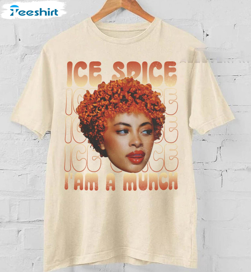 Trendy Ice Spice Shirt, I Am A Munch Ice Spice Portrait Long Sleeve Tee Tops