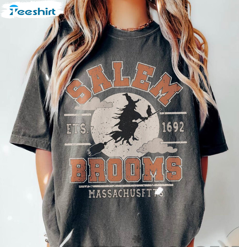 Salem Massachusetts Funny Shirt, Salem Witch Crewneck Unisex T-shirt