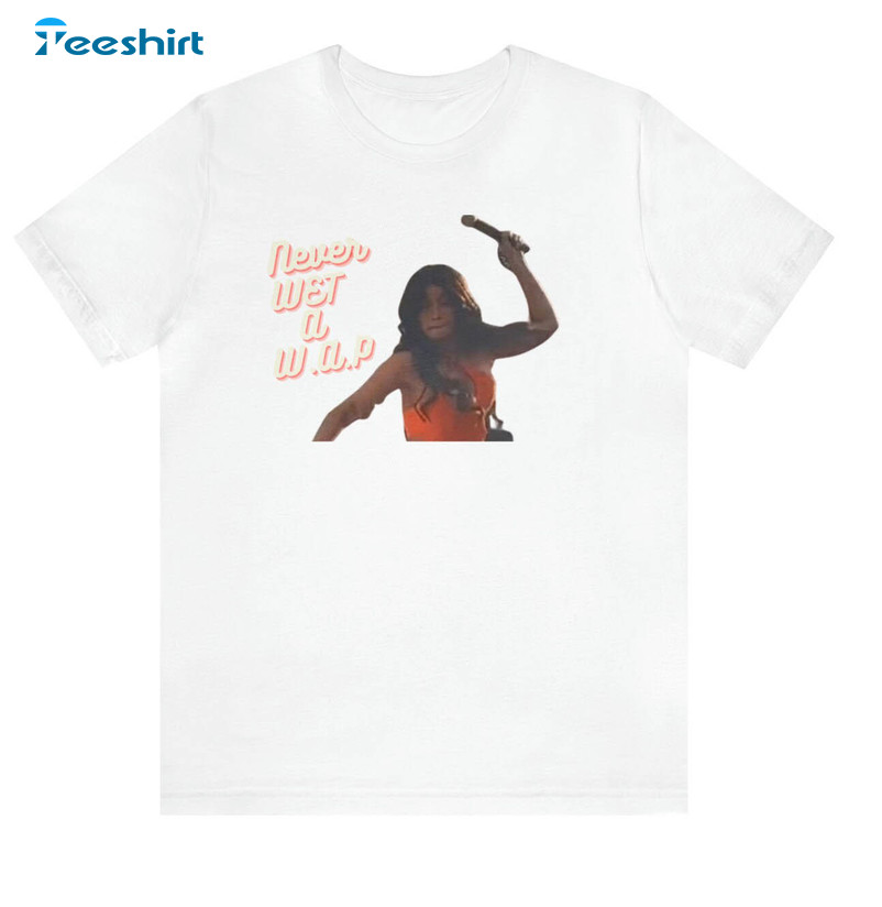 Cardi B Mic Incident Meme Shirt, Trendy Short Sleeve Unisex T-shirt