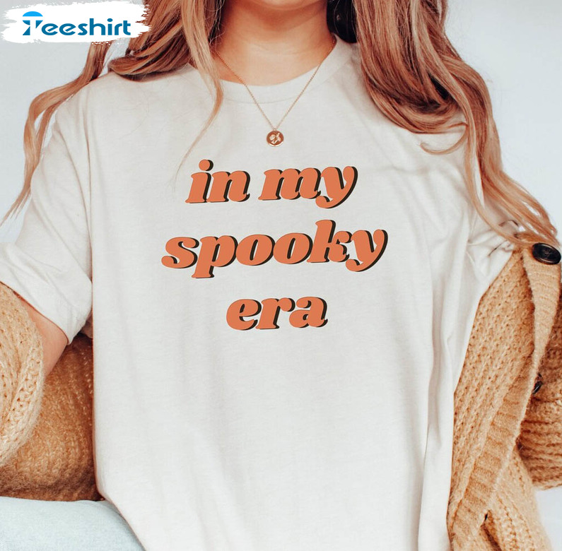 In My Spooky Era Halloween Shirt, Cute Witch Unisex T-shirt Crewneck