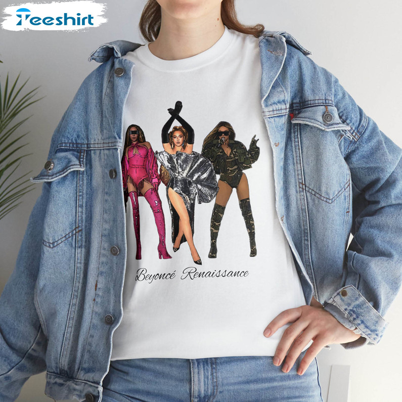 Beyonce Renaissance Tour Shirt, Trendy Music Crewneck Unisex T-shirt