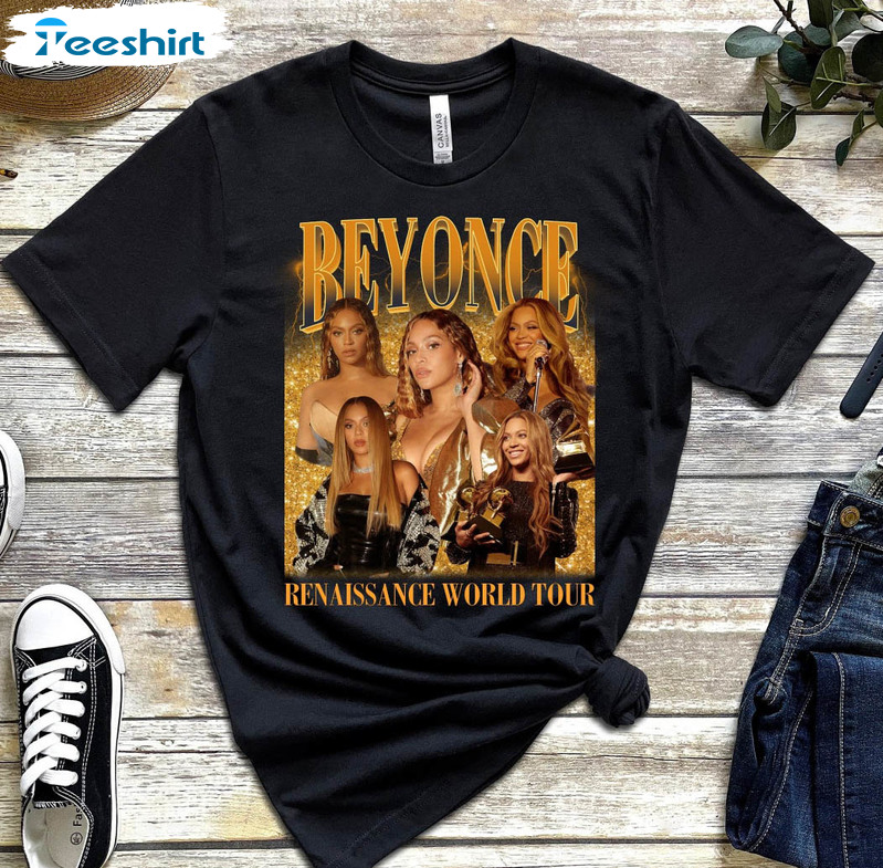 Beyonce Renaissance 2023 Shirt, Vintage Music Tour Unisex Hoodie Crewneck