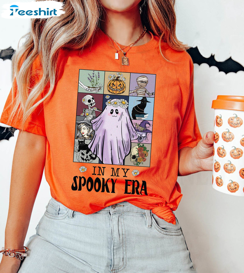 In My Spooky Era Cute Shirt, Spooky Season Crewneck Unisex T-shirt