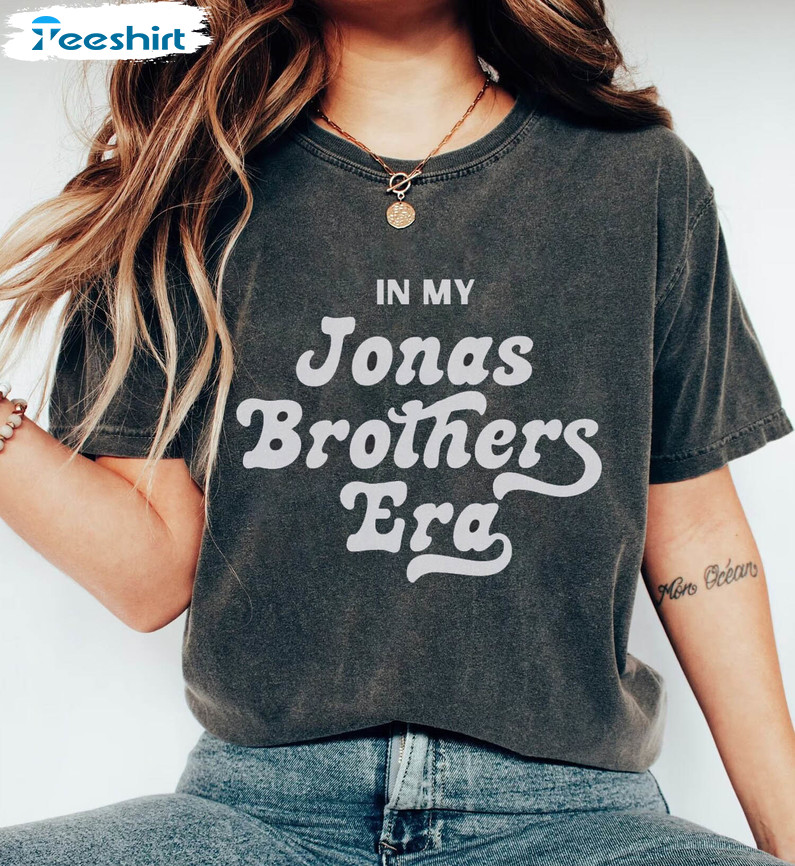 In My Jonas Brothers Era Shirt, The Album Tour Short Sleeve Sweatshirt