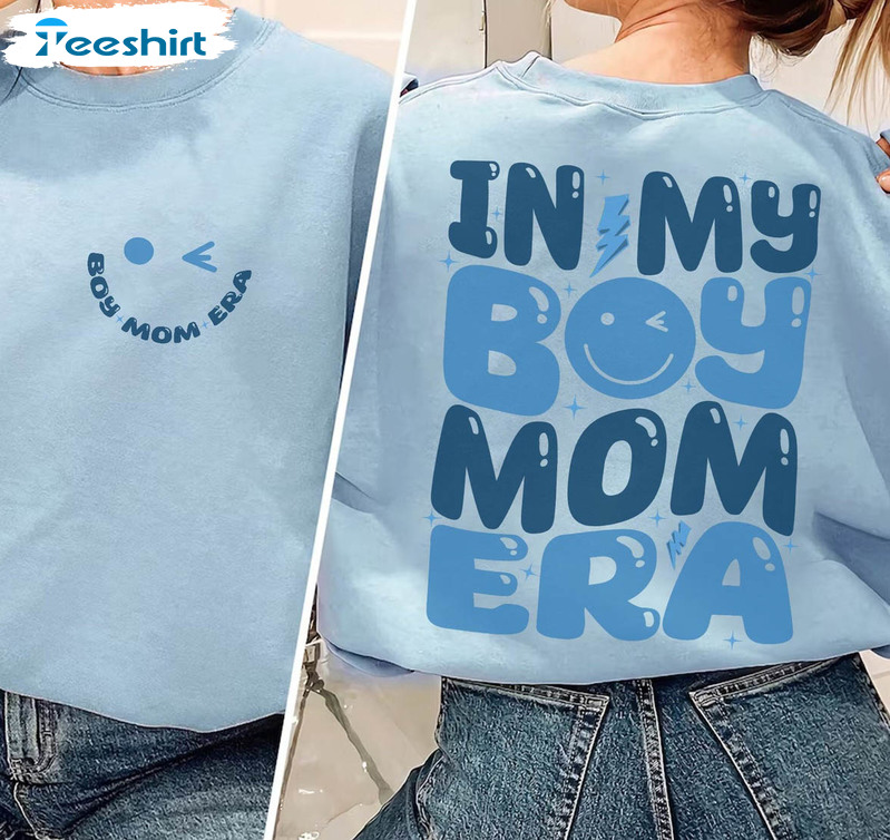 In My Boy Mom Era Cute Shirt, New Mom Unisex T-shirt Long Sleeve