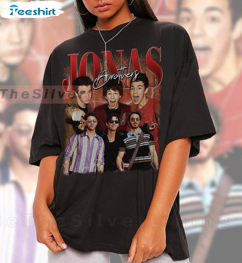 Jonas Brother Vintage Shirt, Joe Jonas Crewneck Unisex T-shirt