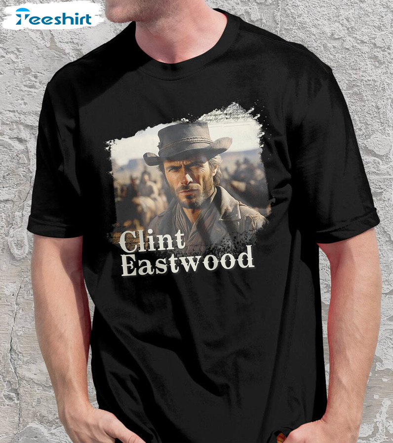 Iconic American Legend Shirt, Clint Eastwood's Legacy With Our Exclusive Unisex Hoodie Long Sleeve