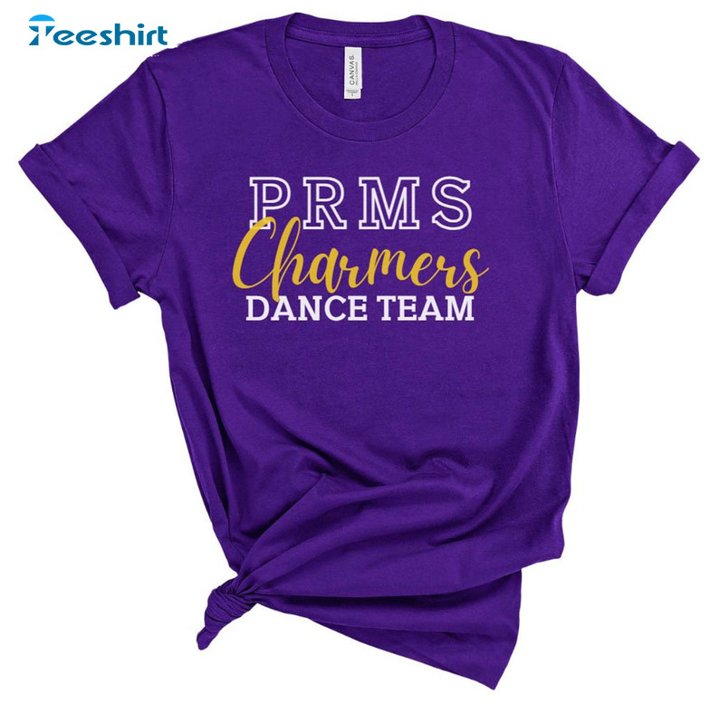 Prms Charmers Dance Team Trendy Short Sleeve Sweatshirt