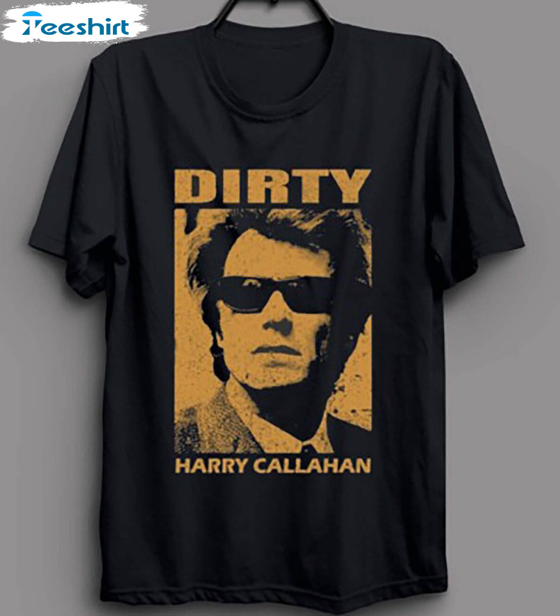 Dirty Harry Callahan Clint Eastwood Shirt, Hot Movie Short Sleeve Unisex Hoodie