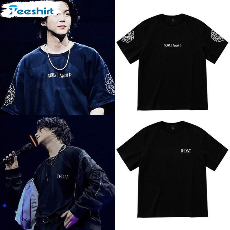 Bts Suga Shirt, Agust D World Tour Sweatshirt Short Sleeve