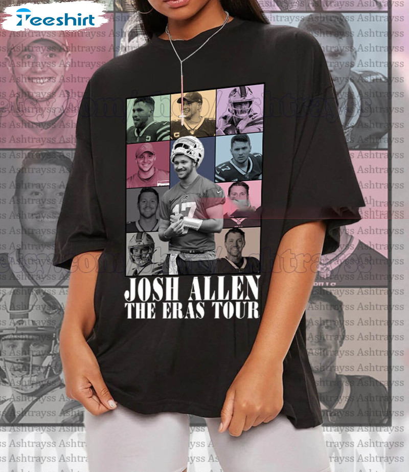 Josh Allen The Eras Tour Vintage Unisex T-shirt Long Sleeve