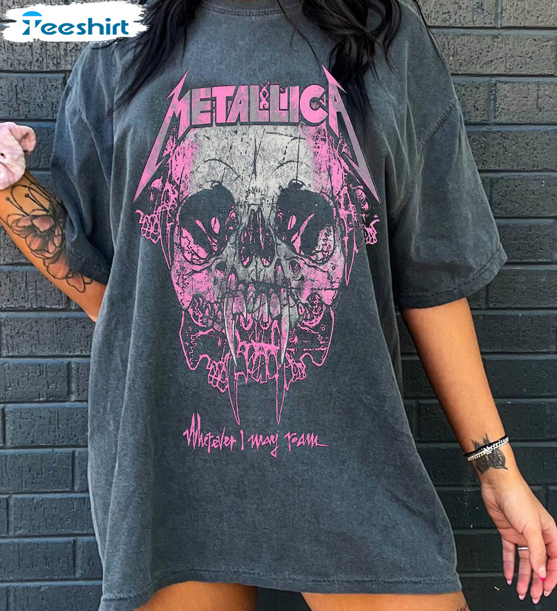 Metallica World Tour 2023 Shirt, Rock Festival Unisex Hoodie Crewneck