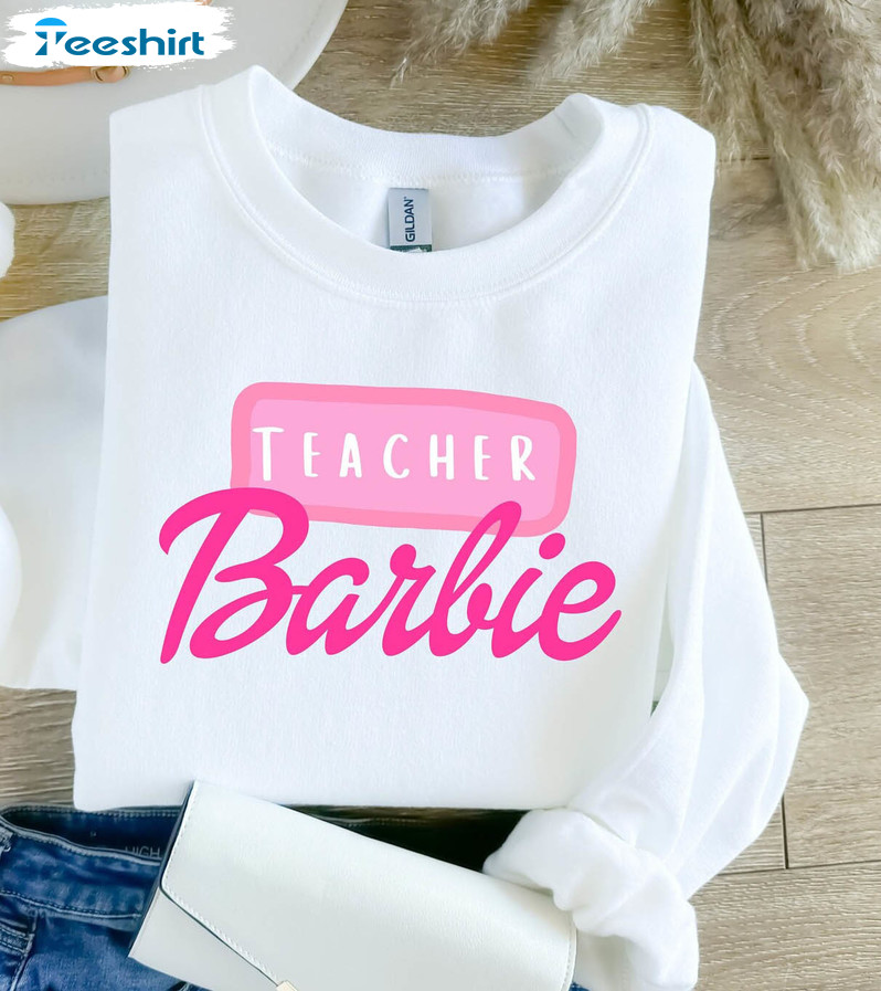 Teacher B Doll Girl Shirt, Back To School Cute Barbie Unisex Hoodie Sweater